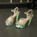 White / 34 / 15cm heel