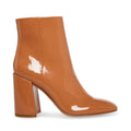 Madden Girl women's caramel WHILE bootie in size 7.5, featuring stylish design and ankle-high silhouette.