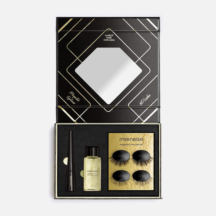 MIRENESSE LASHES Magnomatic Magnetic Eyeliner + 5d Lashes Day & Night Kit - Volume Vivian