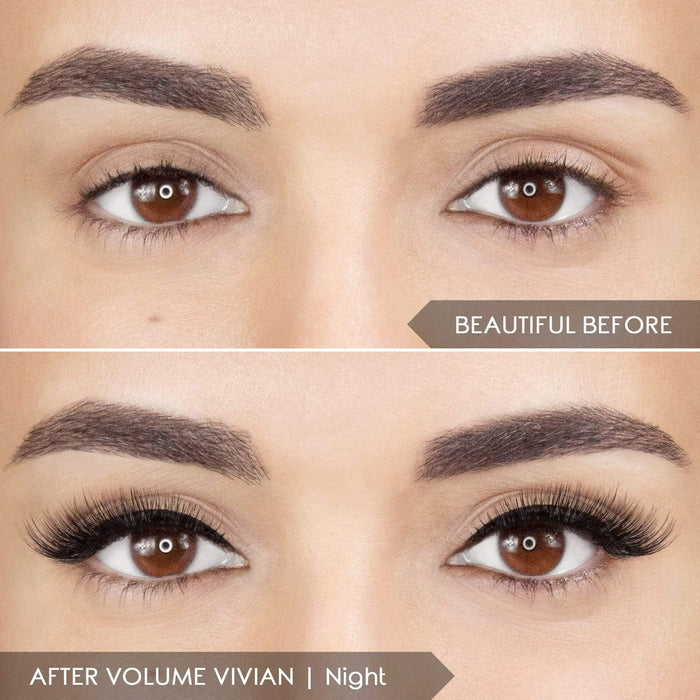 MIRENESSE LASHES Magnomatic Magnetic Eyeliner + 5d Lashes Day & Night Kit - Volume Vivian