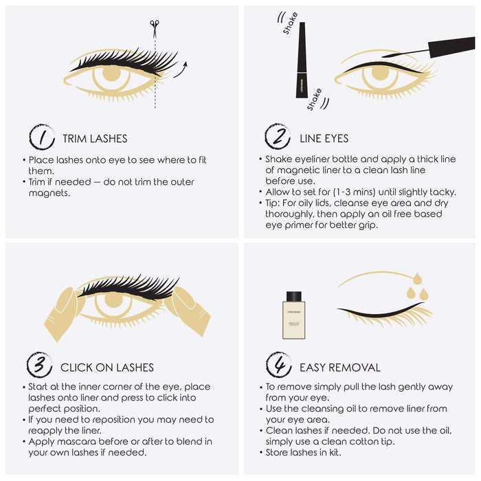 MIRENESSE PACK LASHES Magnomatic Magnetic Liner Lash Kit-Sexy Sofia