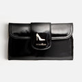 MIRENESSE BAGS Essential Beauty Bag / Black Makeup Bag Clutch My Shoe For Brushes & Makeup - Vegan