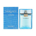 Mandotos International Versace Man Fresh Essence 3.4 oz EDT spray with sleek bottle and modern design.