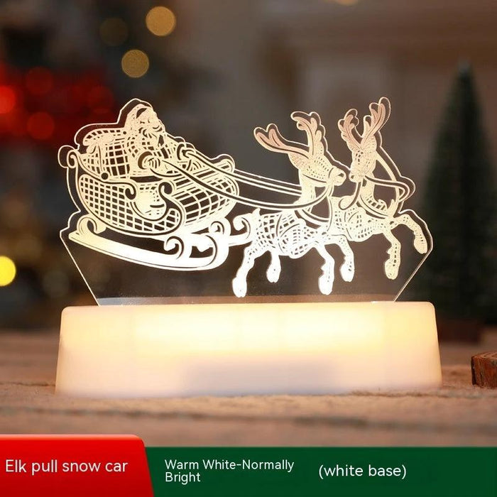 Elk Snowmobile / Warm White