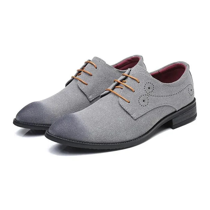 Mandotos Red Pointed Leather Shoes featuring sleek design and stylish pointed toe for women.