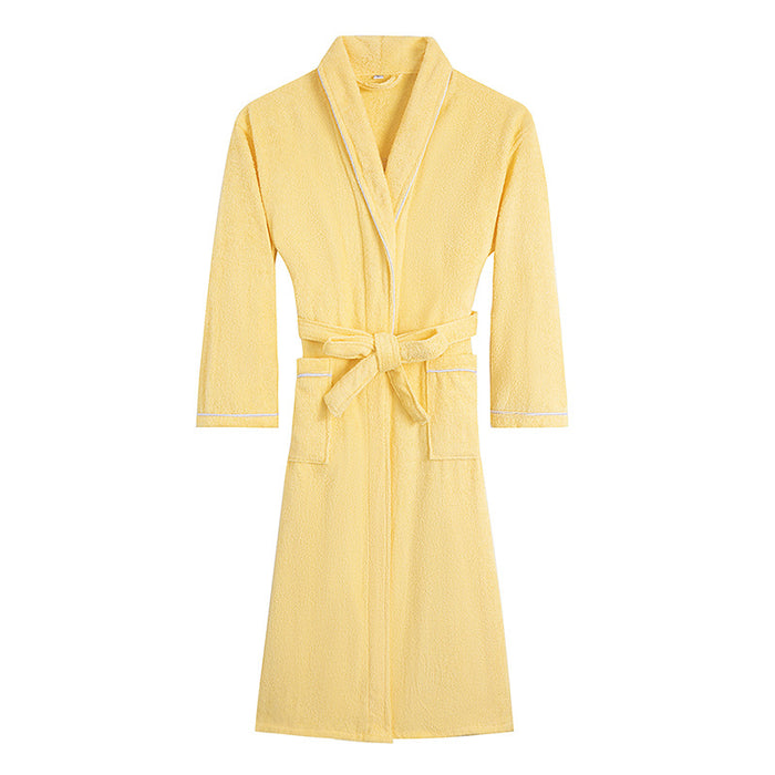 Men's And Women's Fashion Towel Material Thick Bathrobe