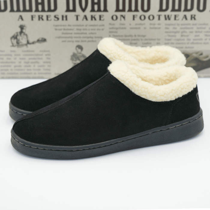 Men's Bread Ashton suede slippers with soft interior and slip-on design, perfect for indoor comfort.