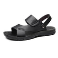 Men's Coastal Stroll Sandals by MANDOTOS INTERNATIONAL with adjustable straps and cushioned soles for comfortable walking.