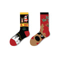 Men's Mid-calf Cotton Christmas Socks