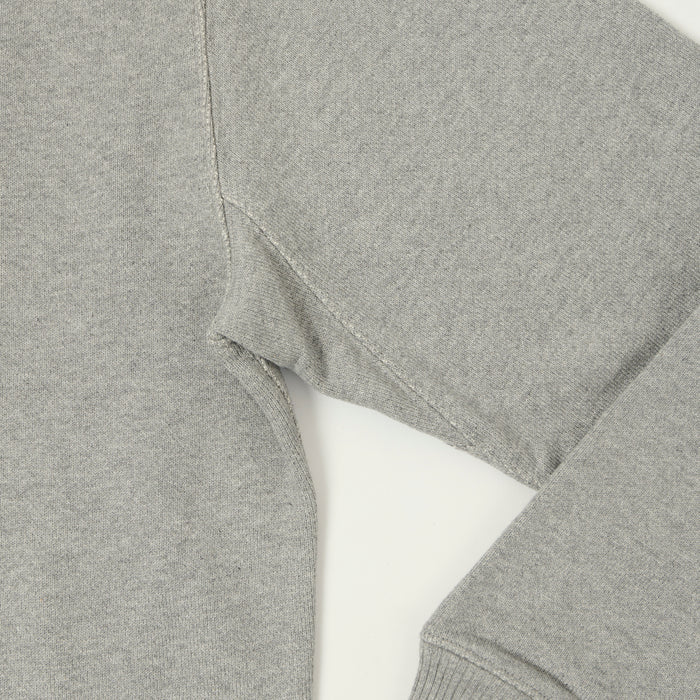 Merz b. Schwanen Authentic Fleece Classic Fit Sweatshirt - Grey Melange