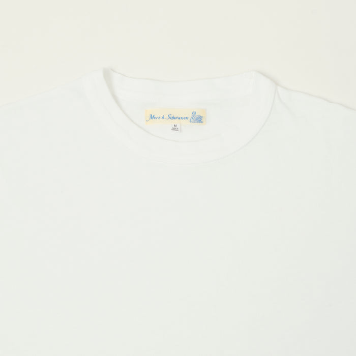 Merz b. Schwanen Classic Jersey T-Shirt - Crisp White