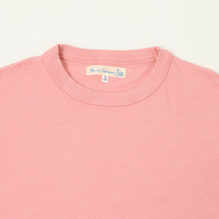 Merz b. Schwanen Classic Jersey T-Shirt - Sunset Pink