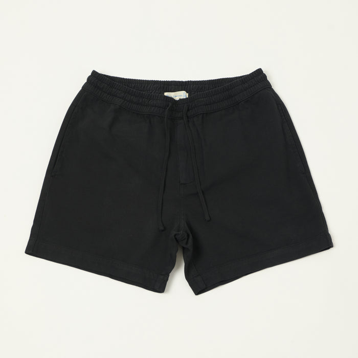 Merz b. Schwanen Cotton Twill Shorts - Deep Black