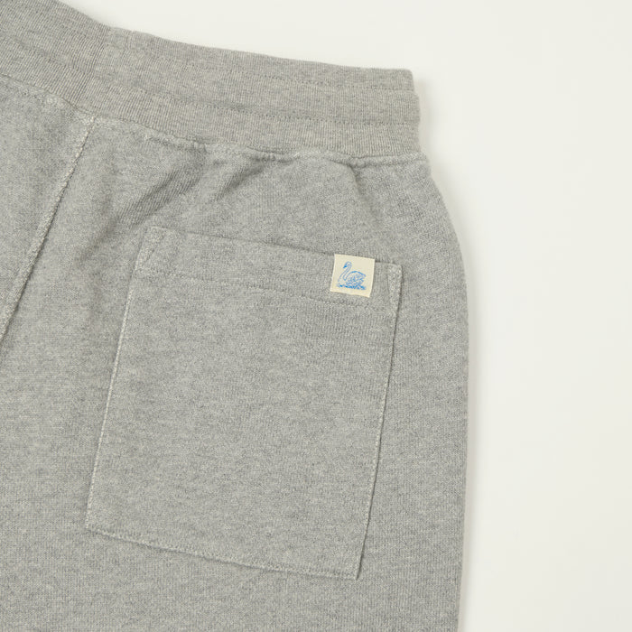 Merz b. Schwanen Cuffed Cotton Sweatpants - Grey Melange