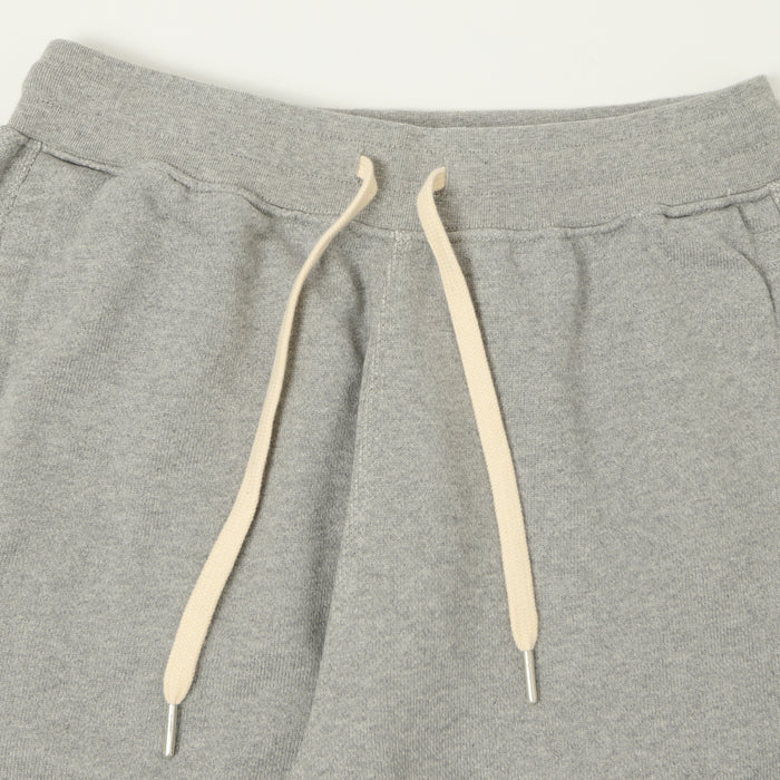 Merz b. Schwanen Cuffed Cotton Sweatpants - Grey Melange