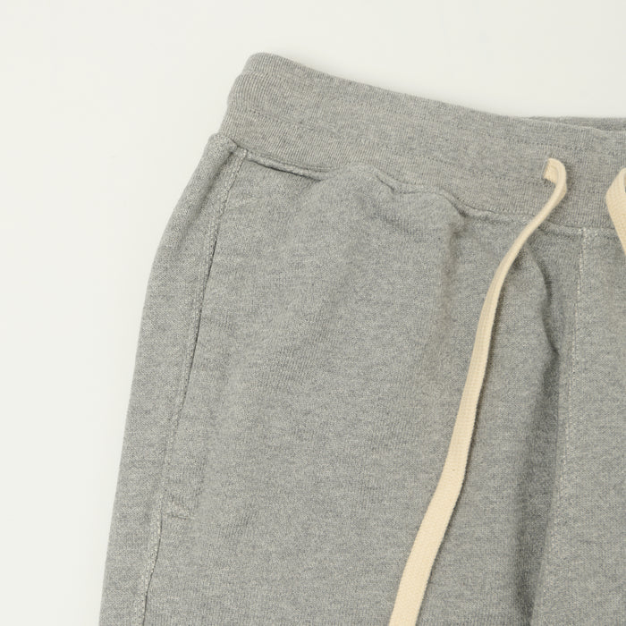 Merz b. Schwanen Cuffed Cotton Sweatpants - Grey Melange