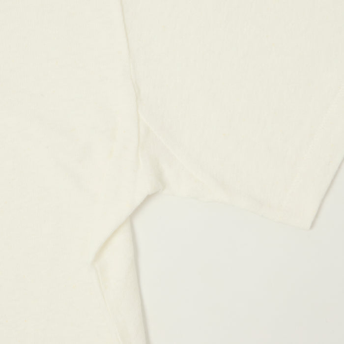 Merz b. Schwanen Linen-Cotton Relaxed Fit T-Shirt - White