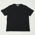 Merz b. Schwanen Linen & Organic Cotton T-Shirt - Deep Black