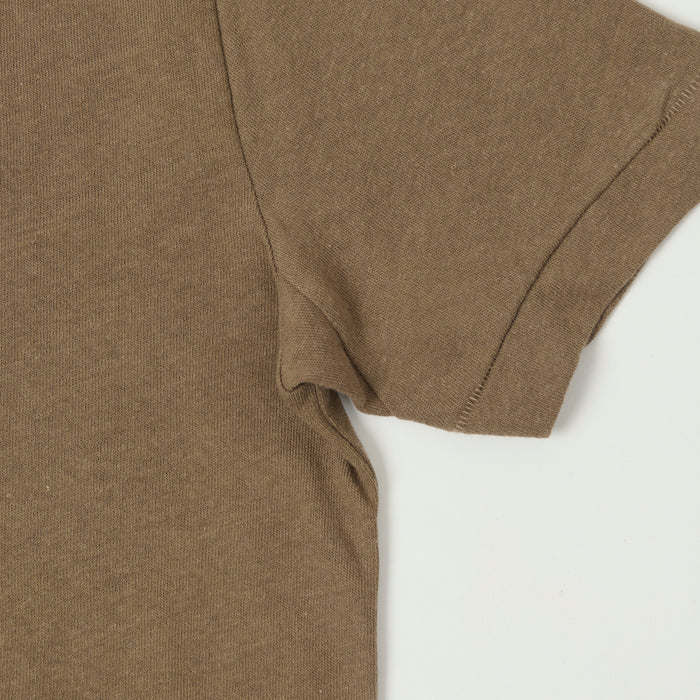 Merz b. Schwanen Linen & Organic Cotton T-shirt - Faded Grain