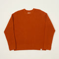 Merz b. Schwanen Merino/Cashmere Waffle Knit Pullover - Rust