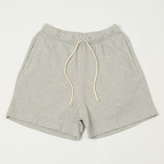 Merz b. Schwanen Organic Cotton Sweat Shorts - Grey Melange
