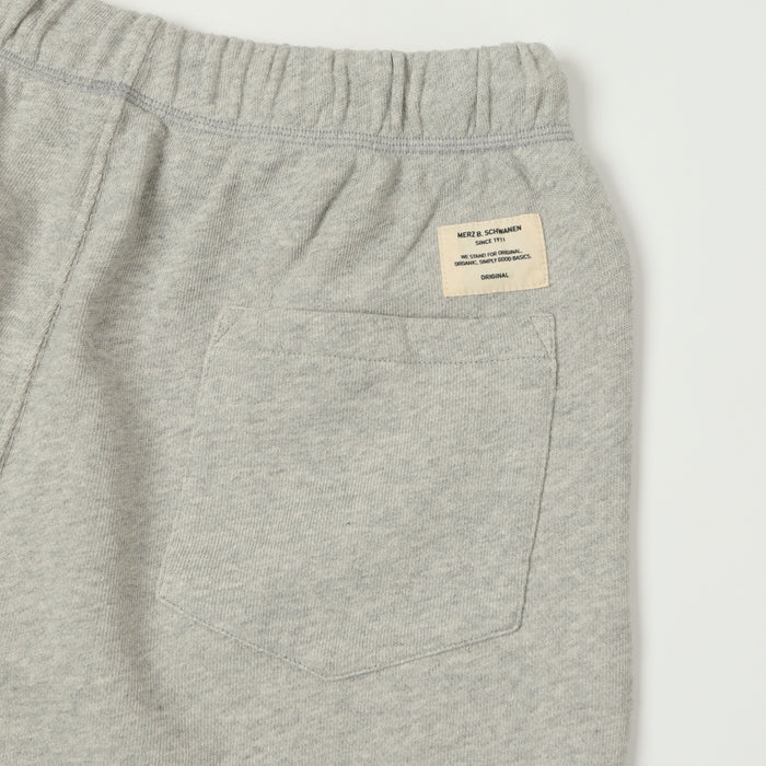 Merz b. Schwanen Organic Cotton Sweat Shorts - Grey Melange