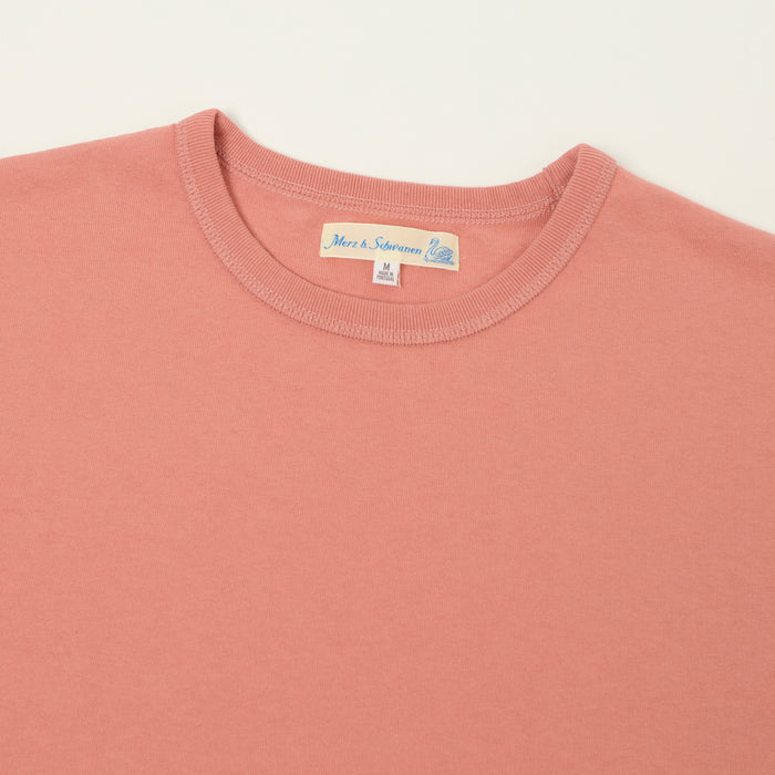 Merz b. Schwanen Organic Cotton T-Shirt - Rosewood