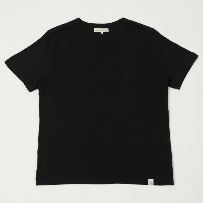 Merz b. Schwanen Pima Cotton T-Shirt - Deep Black