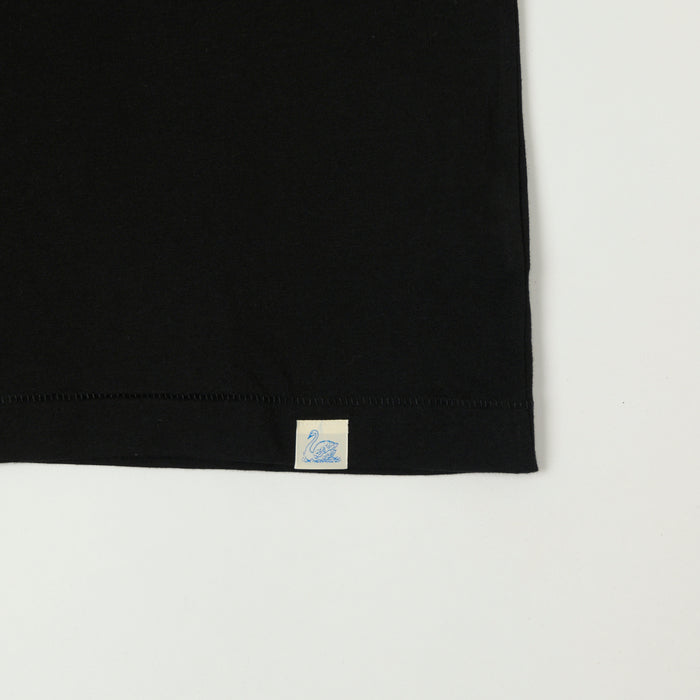 Merz b. Schwanen Pima Cotton T-Shirt - Deep Black