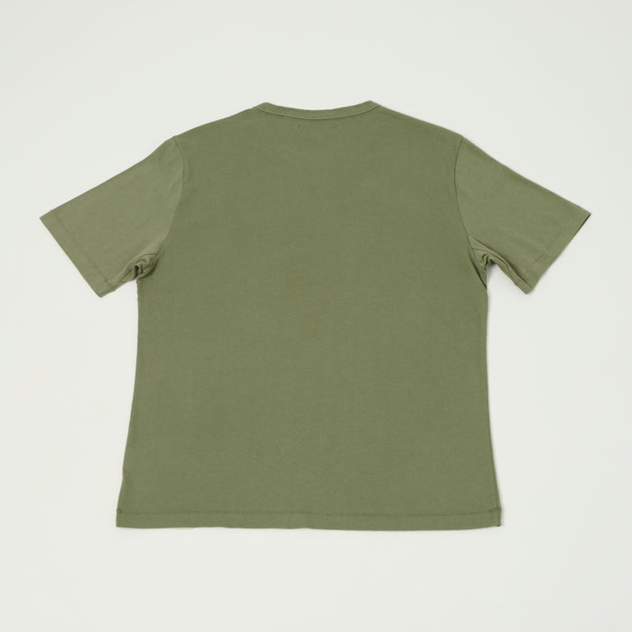 Merz b. Schwanen Pima Cotton T-Shirt - Light Army