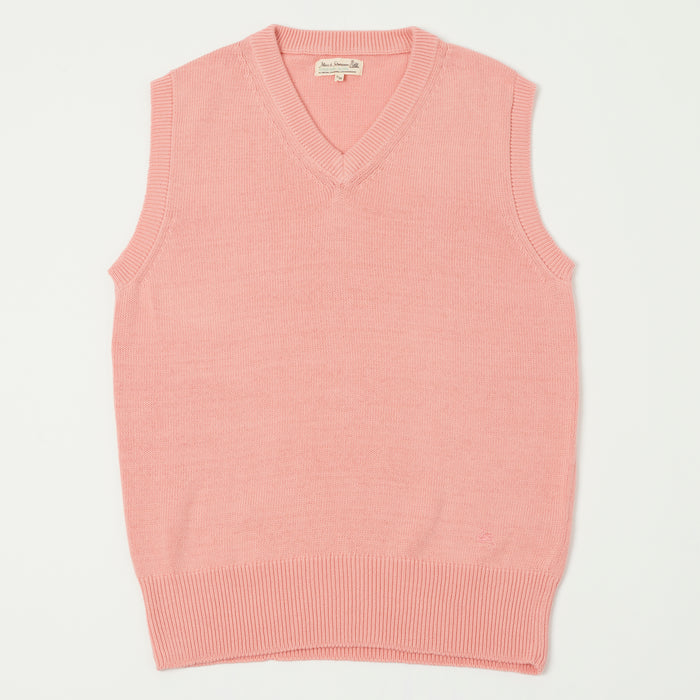 Merz b. Schwanen Plant Based Sweater Vest - Peach