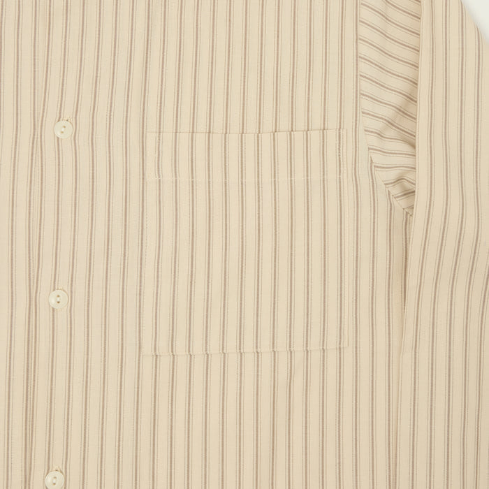 Merz b. Schwanen Pyjama Top - Nature/Chocolate