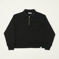 Merz b. Schwanen Quarter Zip Sweatshirt - Deep Black