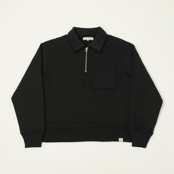 Merz b. Schwanen Quarter Zip Sweatshirt - Deep Black