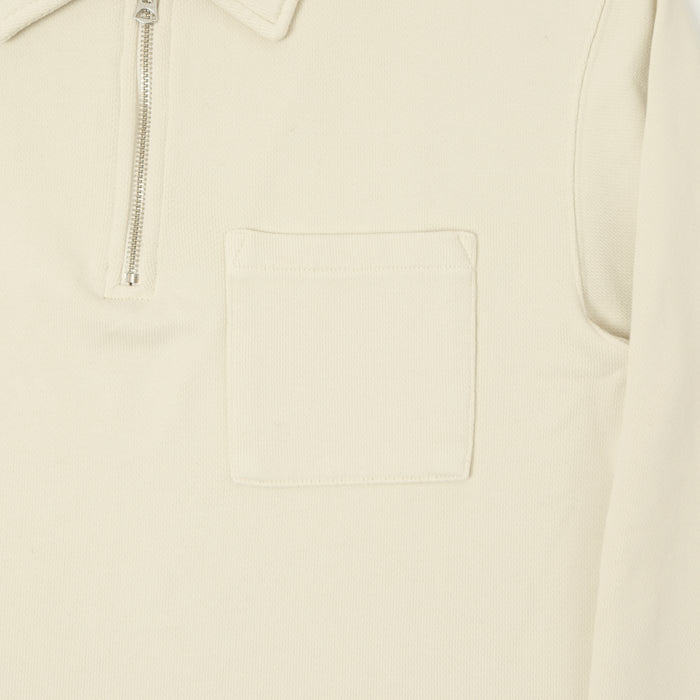 Merz b. Schwanen Quarter Zip Sweatshirt - Nature