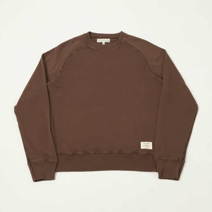 Merz b. Schwanen Raglan Sweatshirt - Chocolate