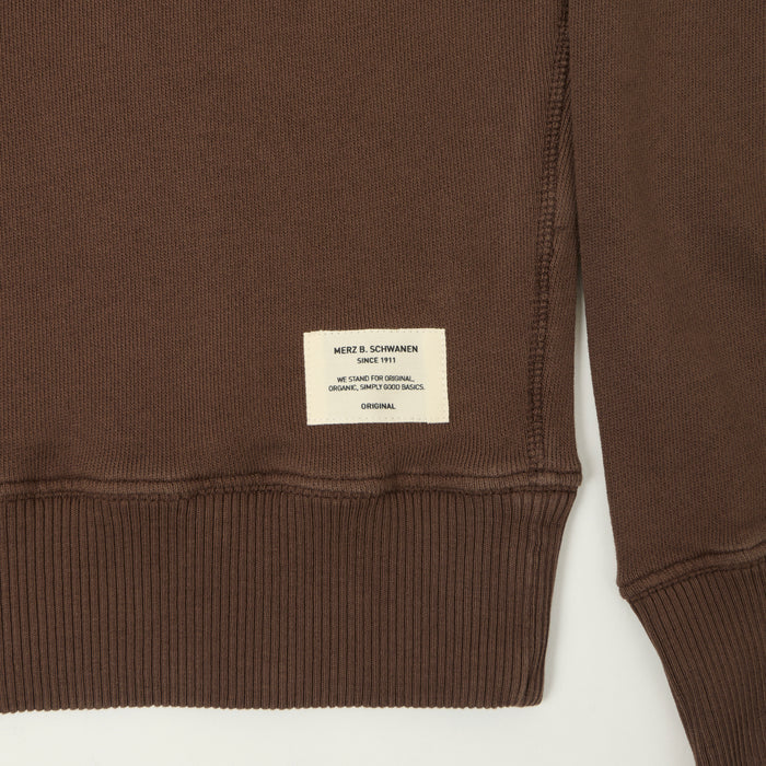 Merz b. Schwanen Raglan Sweatshirt - Chocolate