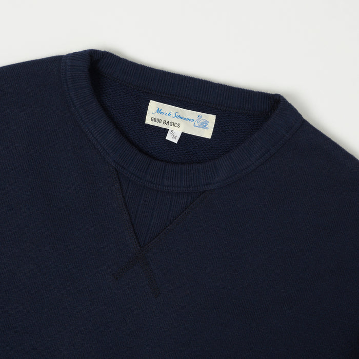 Merz b. Schwanen Relaxed Sweatshirt - Dark Navy