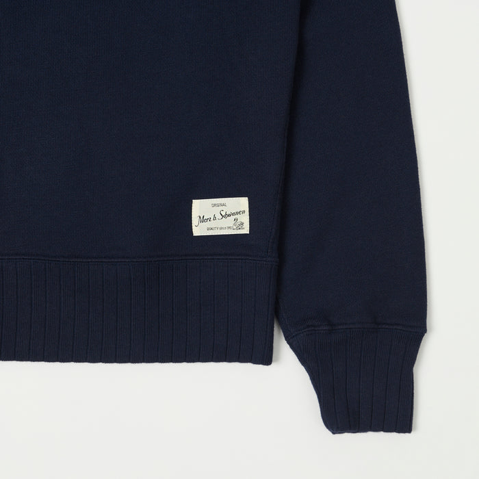 Merz b. Schwanen Relaxed Sweatshirt - Dark Navy