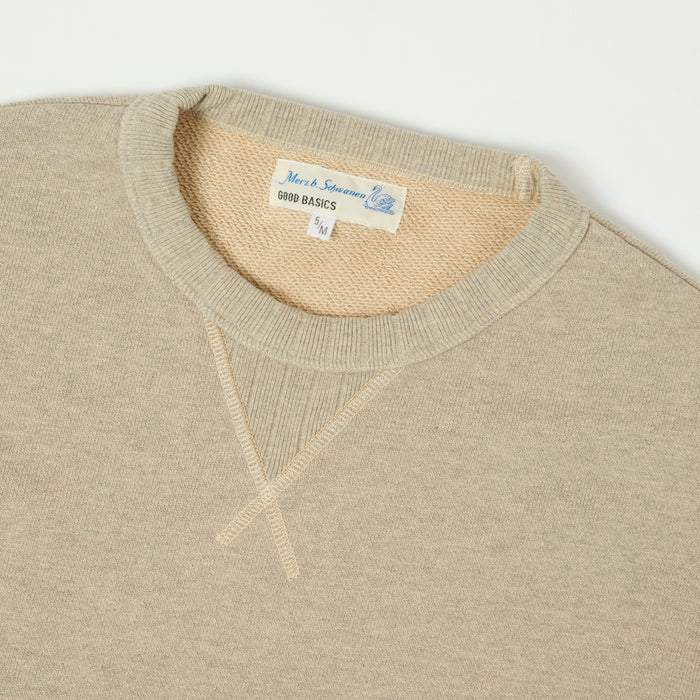 Merz b. Schwanen Relaxed Sweatshirt - Vintage Grey Melange