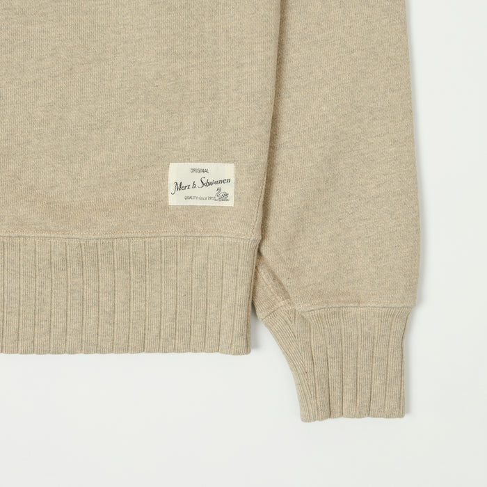 Merz b. Schwanen Relaxed Sweatshirt - Vintage Grey Melange