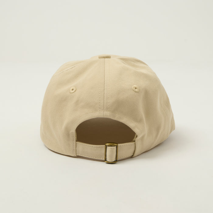 Merz b. Schwanen Swan Logo Cap - Light Khaki/Deep Blue