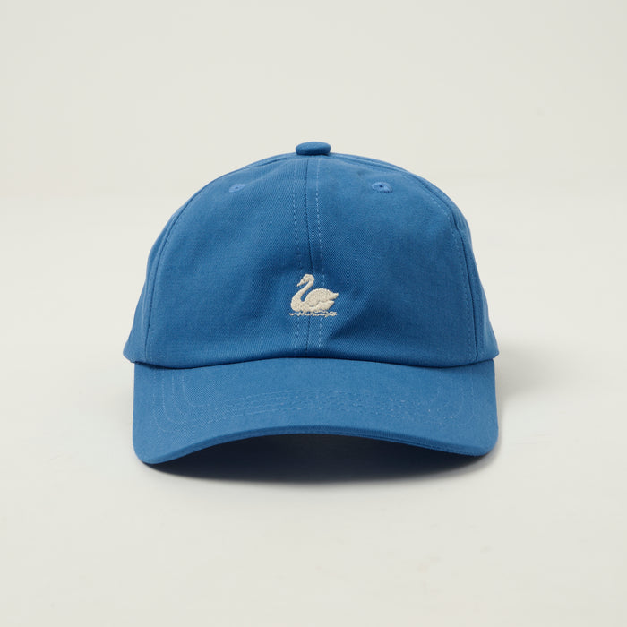 Merz b. Schwanen Swan Logo Cap - Washed Blue