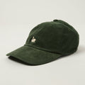 Merz b. Schwanen Swan Logo Cotton Corduroy Cap - Forest