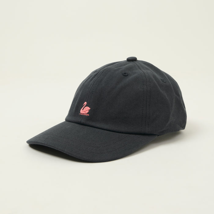 Merz b. Schwanen Swan Logo Cotton Twill Cap - Charcoal
