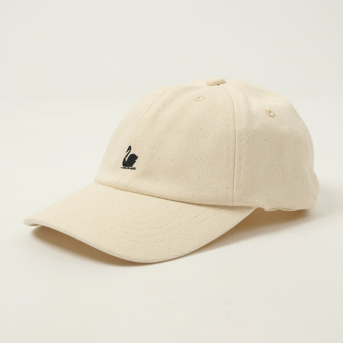 Merz b. Schwanen Swan Logo Cotton Twill Cap - Nature