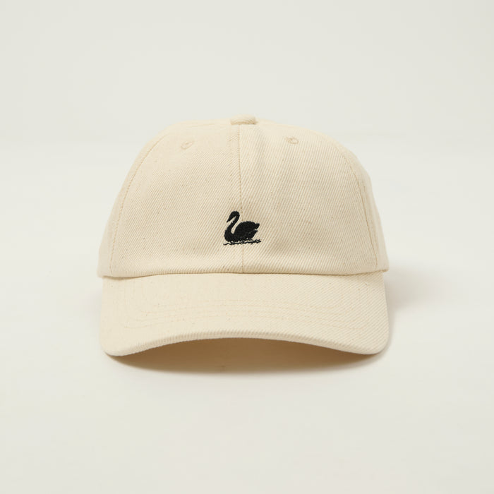 Merz b. Schwanen Swan Logo Cotton Twill Cap - Nature