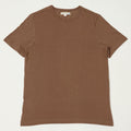 Merz b. Schwanen 'The Originals' 1950s Classic Lightweight T-Shirt - Nut