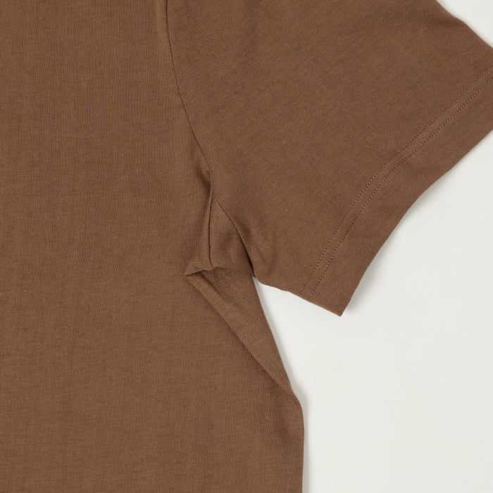 Merz b. Schwanen 'The Originals' 1950s Classic Lightweight T-Shirt - Nut