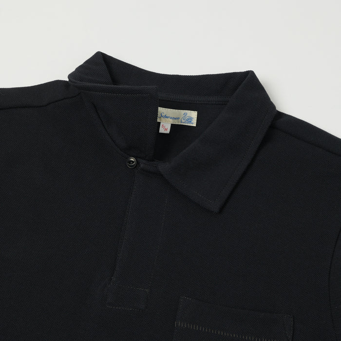 Merz b. Schwanen 'The Originals' 2PKPL Pocket Polo Shirt - Charcoal